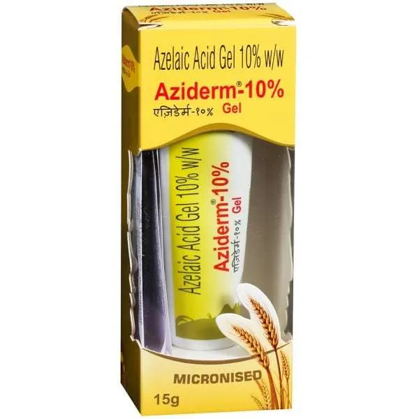 Aziderm 10% Gel 15g (Azelaic Acid)